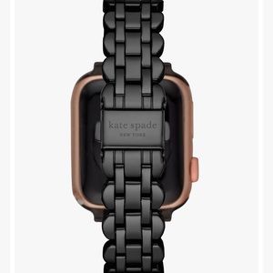 Kate Spade Black Stainless Steel Apple Watch Band